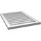 Ekena Millwork Vertical Surface Mount PVC Gable Vnt: Non-Functional, w/2"W x 1-1/2"H, Brickmould Frame, 22"W x 30"H GVPVE22X3002SN - alternate 2